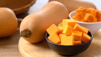 Calabaza de nuez o butternut squash.