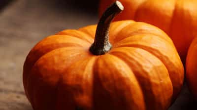 Calabaza naranja tradicional.