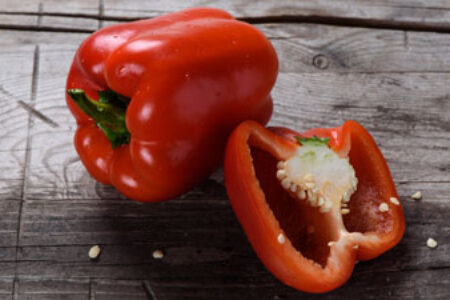 Pimiento morrón rojo