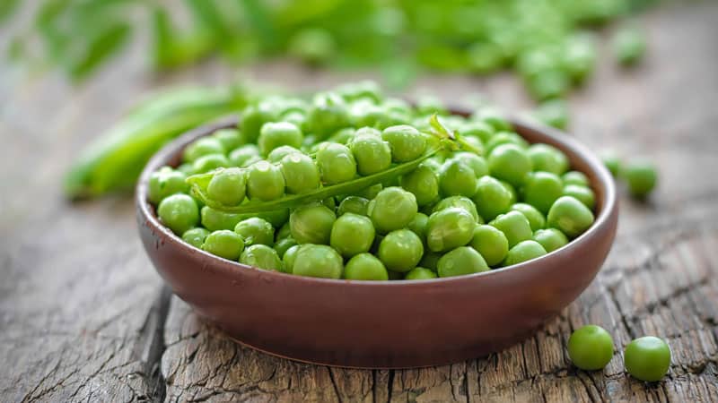 green peas.