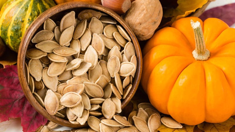 pumpkin seeds.