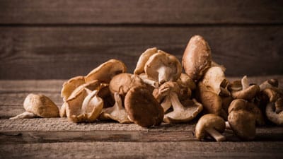 Setas shiitake.