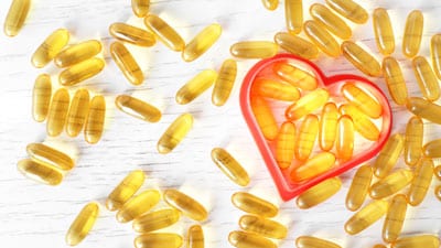 Omega-3 supplements and heart health.